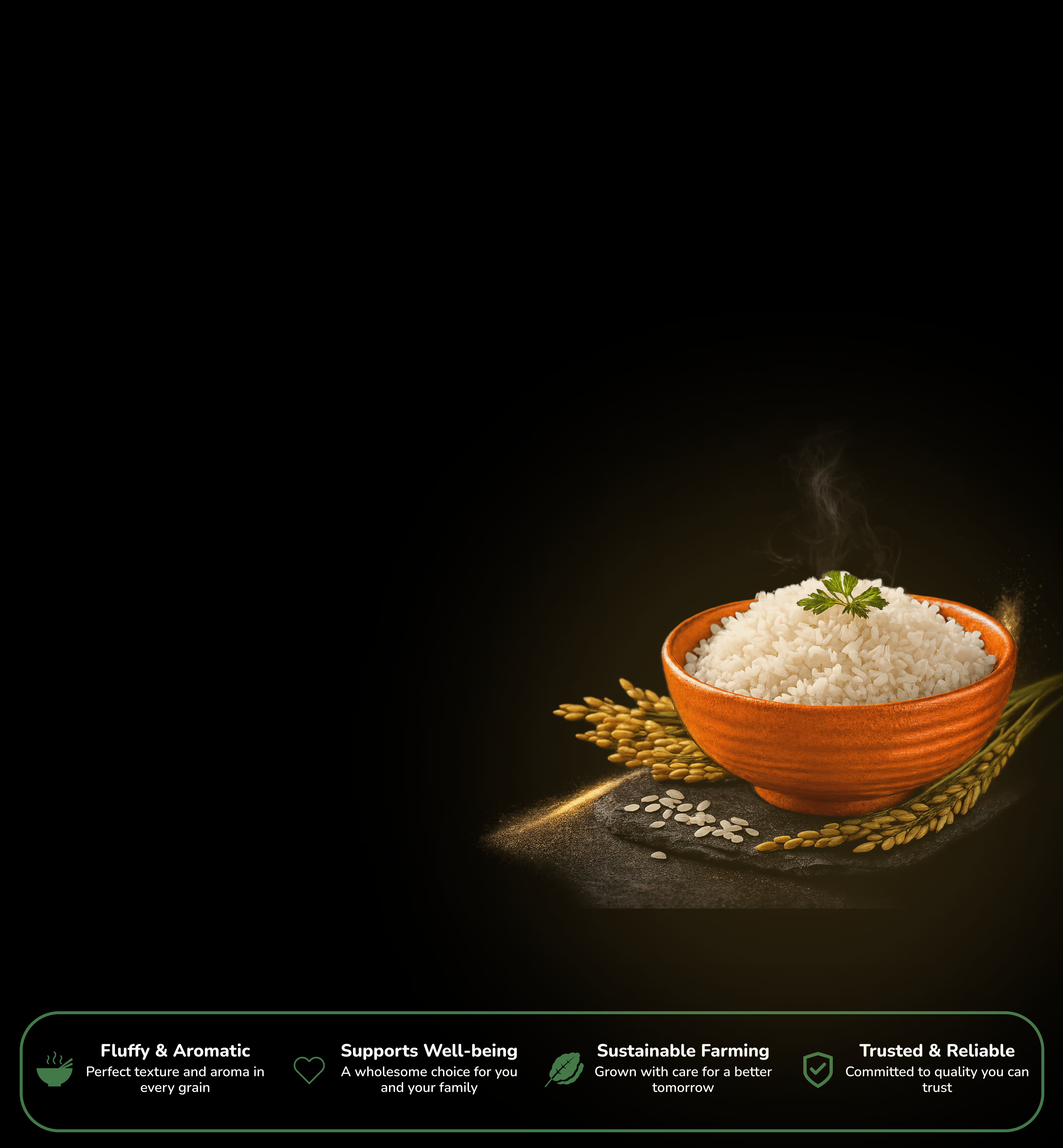 Pure and Healthy Organic Rice